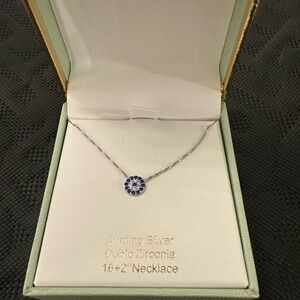 Evil eye necklaces, sterling silver brand new